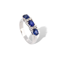Ringe Mirco Visconti Dame in Weißgold Zaffiro 1.40 Ct BG41/Z - BG41/Z